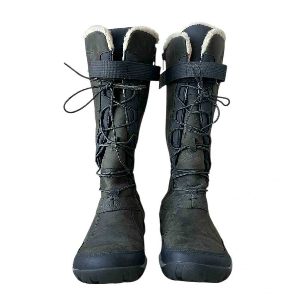 Merrell Women's Murren Tall Winter Snow Boots in Pewter Gray Sporty‎ Size 7.5